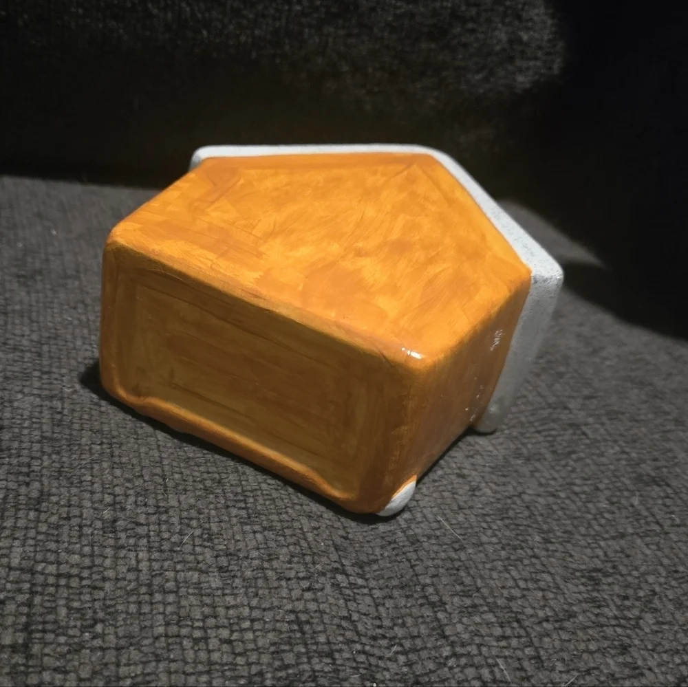 Handpainted Gingerbread House Desk Organizer